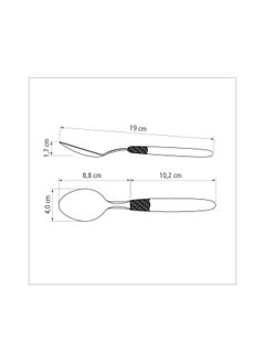 TRAMONTINA Since 1911,Made in Brazil- Ipanema Stainless Steel Table Spoon with Red Polypropylene Handle,  - Image 2
