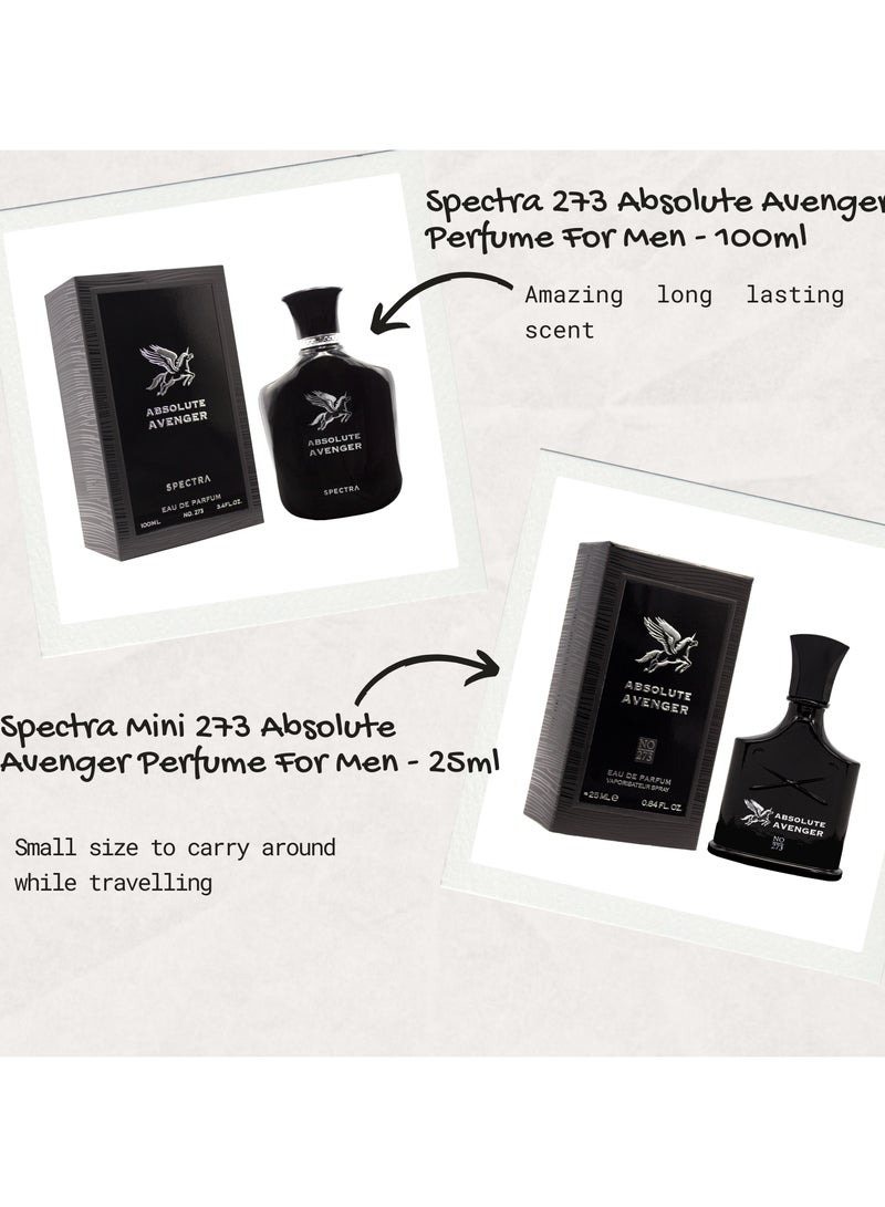 Spectra Pocket 273 Absolute Avenger EDP Perfume For Men - 18ml - Image 4