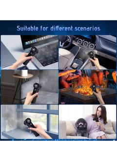 Jubilin Jet Dry Mini Blower, 180000 RPM Portable Mini Jet Dry Blower, 4 Speeds Adjustable Electric Air Duster With  with Flashlight (10000 mAh) for Computer Keyboard,Outdoors,Car,Home  - Image 4