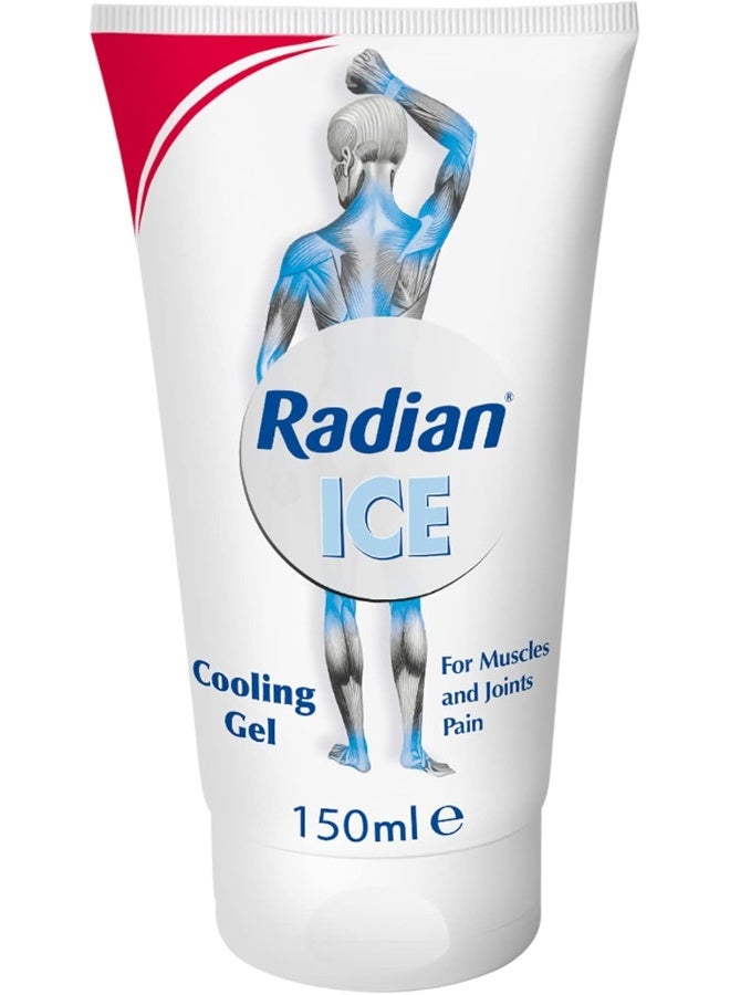 Radian Ice Cooling Gel For Sudden, Acute, Or Shooting Pain, 150Ml, Muscle Soreness, Muscle Pain Relief, Recover Injured Muscles, Post-Exercise Cooldown, Contains Menthol, All Natural Ingredients - Image 1