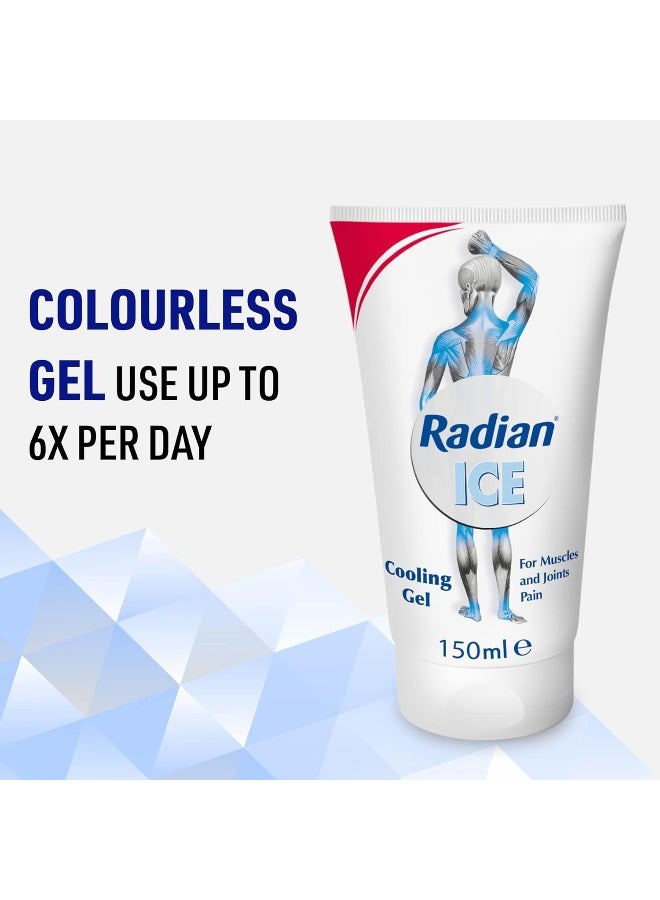 Radian Ice Cooling Gel For Sudden, Acute, Or Shooting Pain, 150Ml, Muscle Soreness, Muscle Pain Relief, Recover Injured Muscles, Post-Exercise Cooldown, Contains Menthol, All Natural Ingredients - Image 4