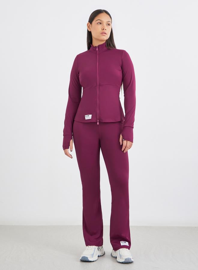 Styli Gymspire Edition - Label and Tab Dual Way Zip Detail Jacket - Image 2