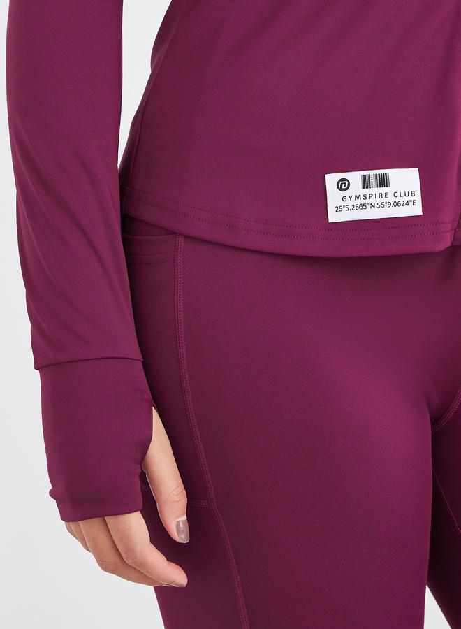 Styli Gymspire Edition - Label and Tab Dual Way Zip Detail Jacket - Image 4