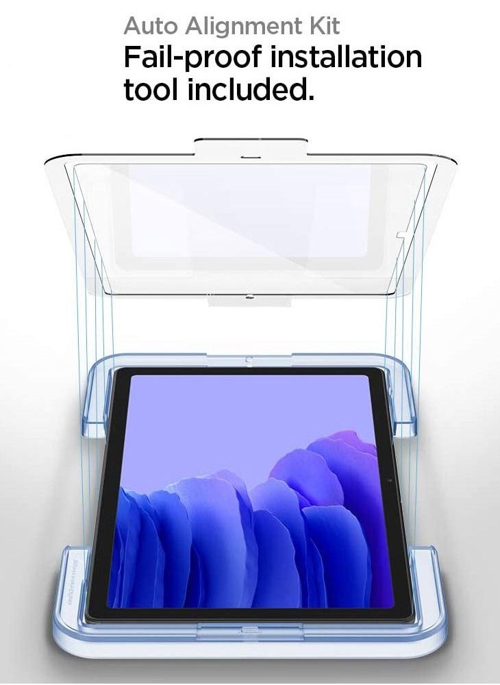 GLAStR EZ Fit Tempered Glass for Samsung Galaxy Tab A7 (2020) Screen Protector with Easy Install Kit