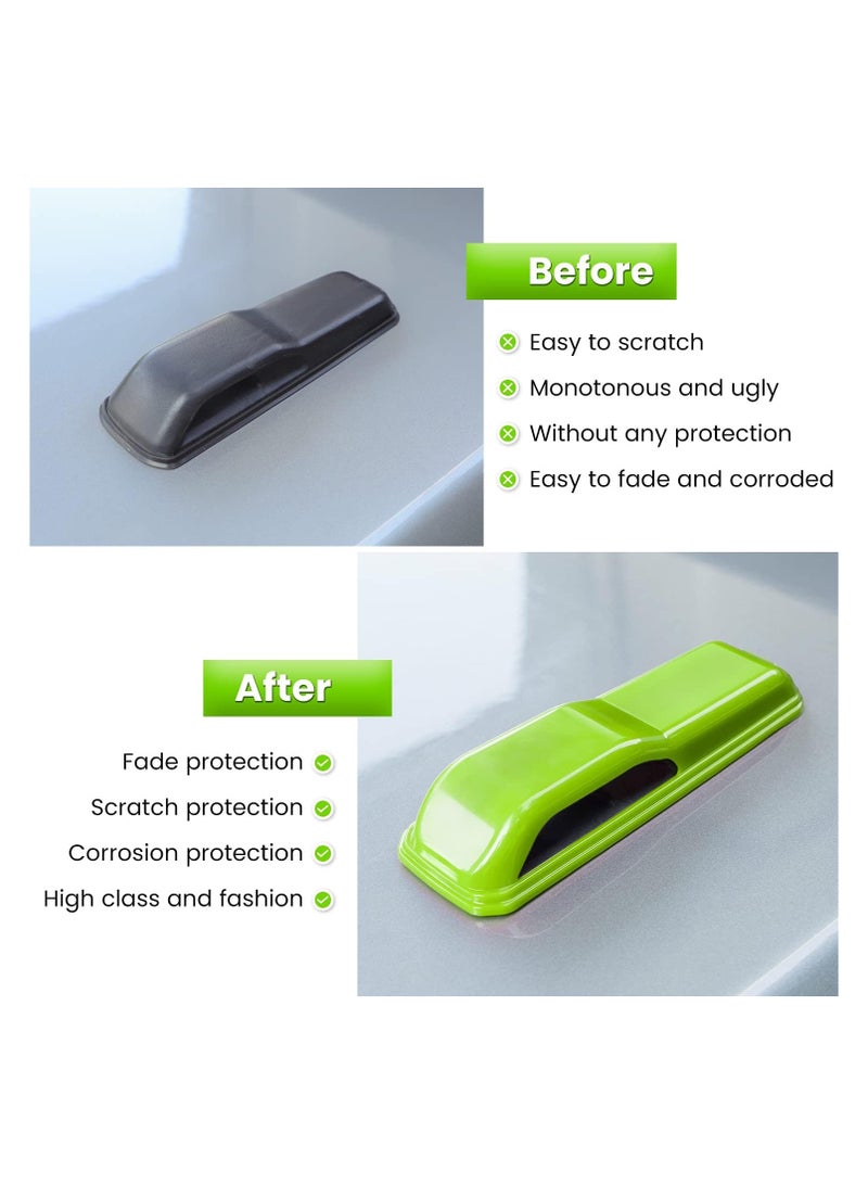 Bukela Exterior Hood Bonnet Cover Trim for Jeep Wrangler JL JLU Sports Sahara Freedom Rubicon Unlimited Gladiator JT 2018-2022 2-Door 4-Door (Green, 2 Pieces) - Image 5
