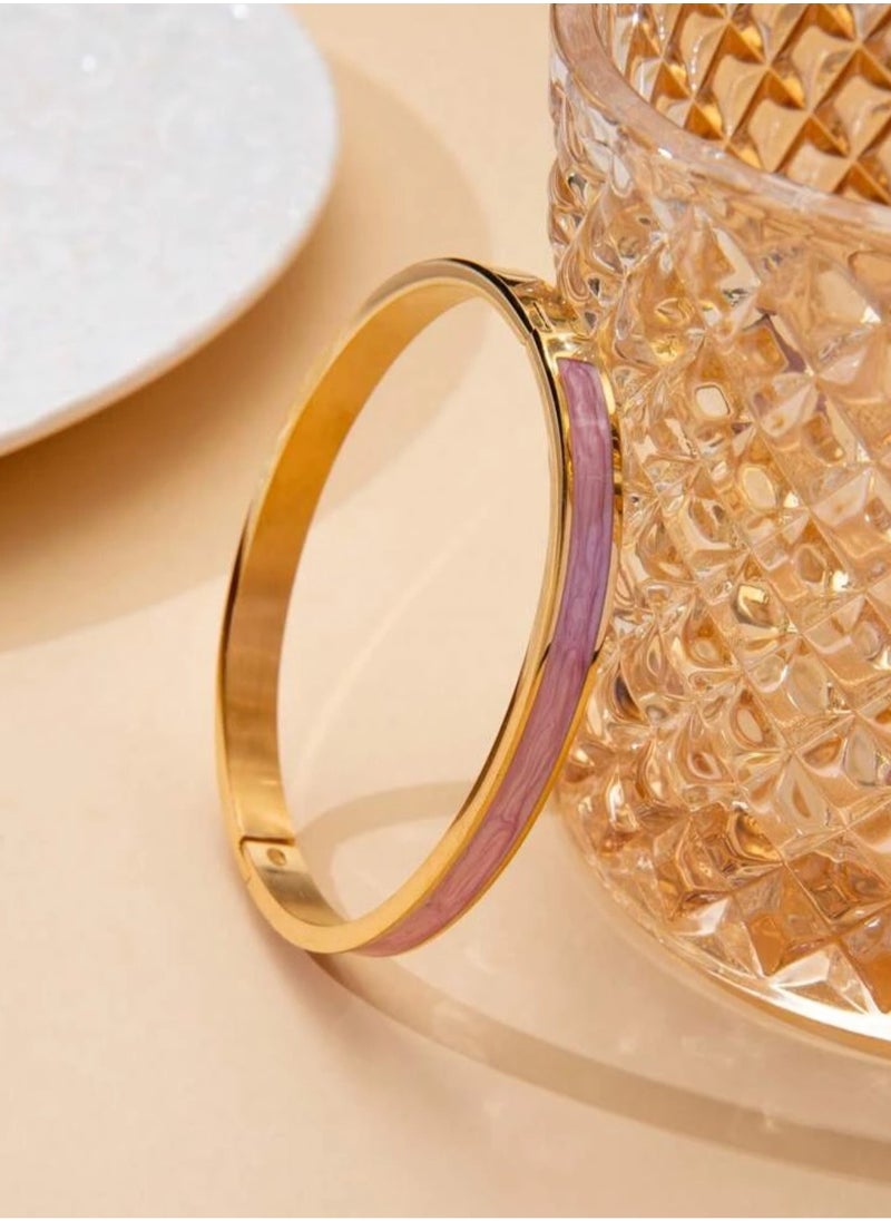JewelryPalace 18k Gold Plated Stainless Steel Bracelet For Women  - Image 3