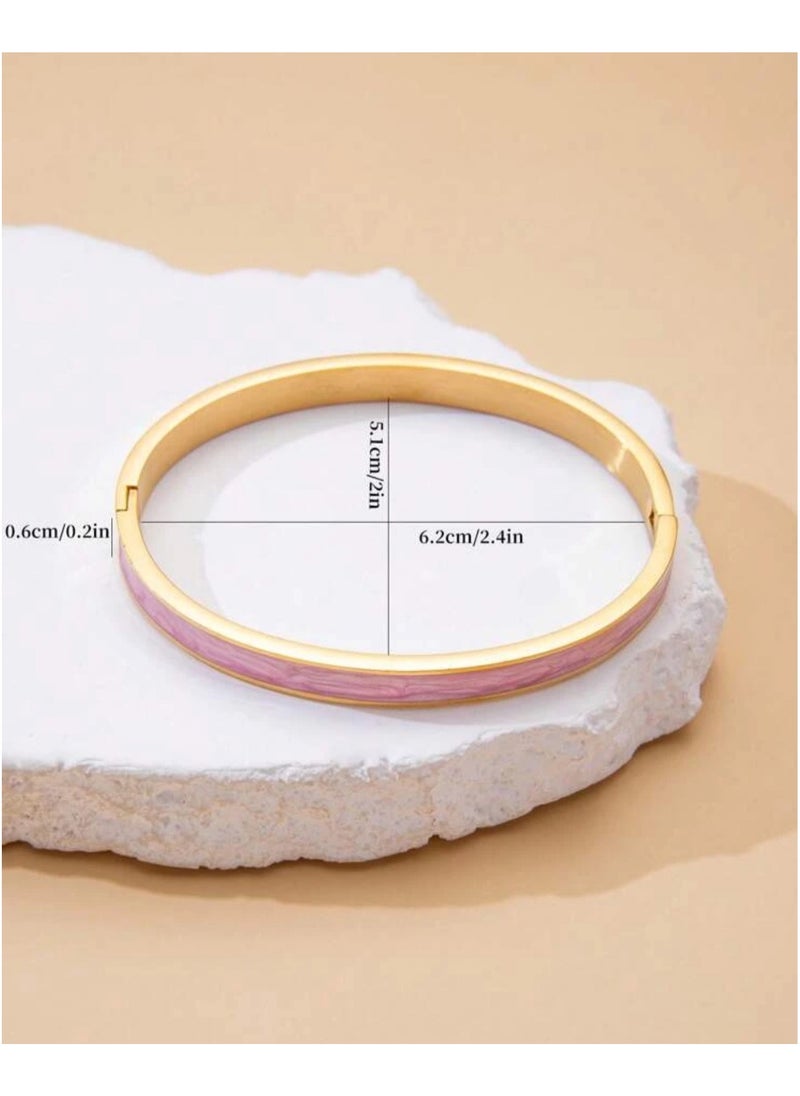 JewelryPalace 18k Gold Plated Stainless Steel Bracelet For Women  - Image 4