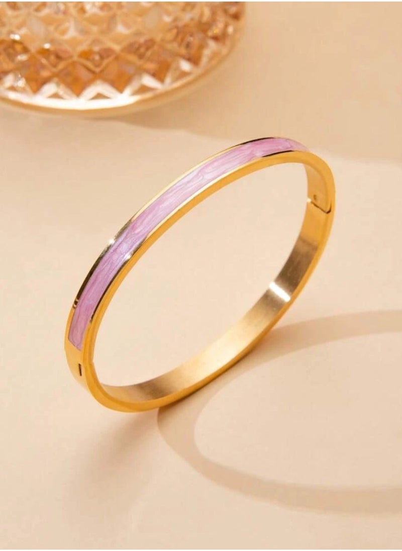 JewelryPalace 18k Gold Plated Stainless Steel Bracelet For Women  - Image 1