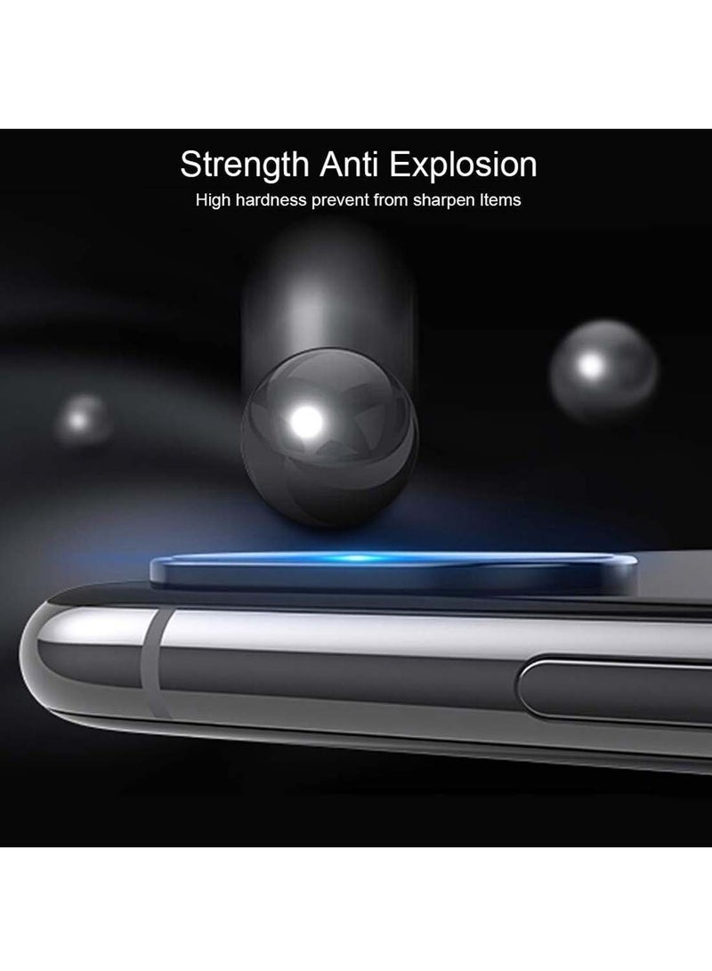 Wtech Honor X7c 4G / Honor 200 Smart 5G 2024 Premium Camera Lens Tempered Glass Protector Shield - Clear/Black - Image 4