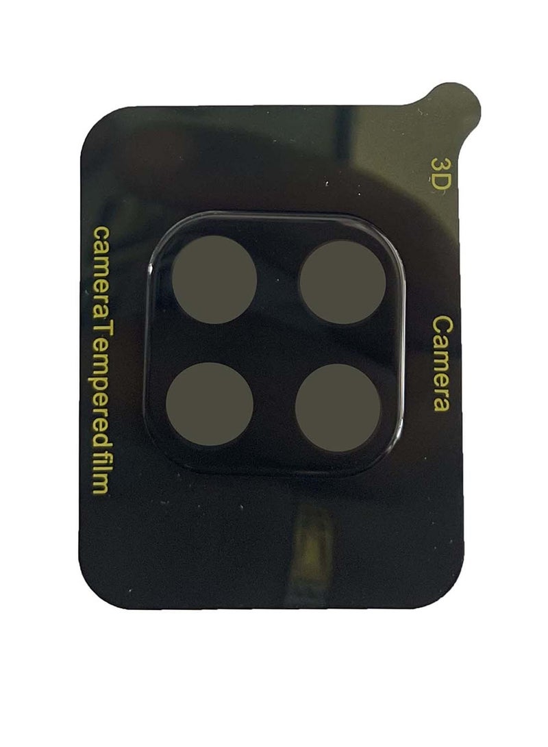 Wtech Honor X7c 4G / Honor 200 Smart 5G 2024 Premium Camera Lens Tempered Glass Protector Shield - Clear/Black - Image 5