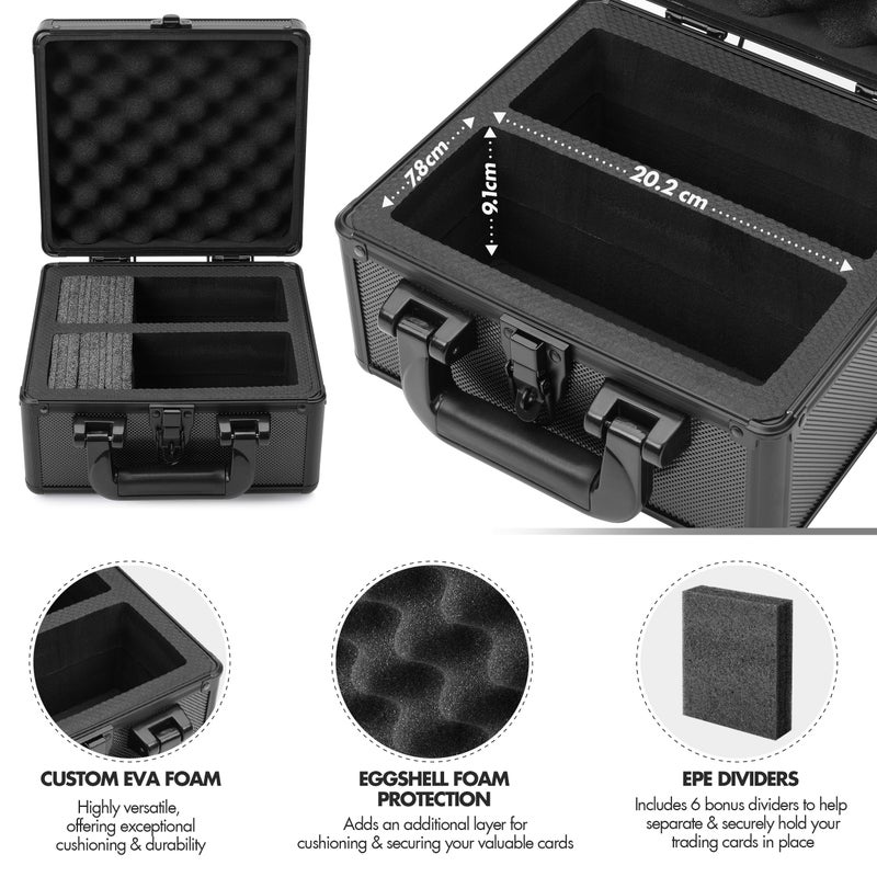 FunGuys TopLoader Storage Box - Holds 400+ Trading Cards, One Touch Card Holder - Image 5