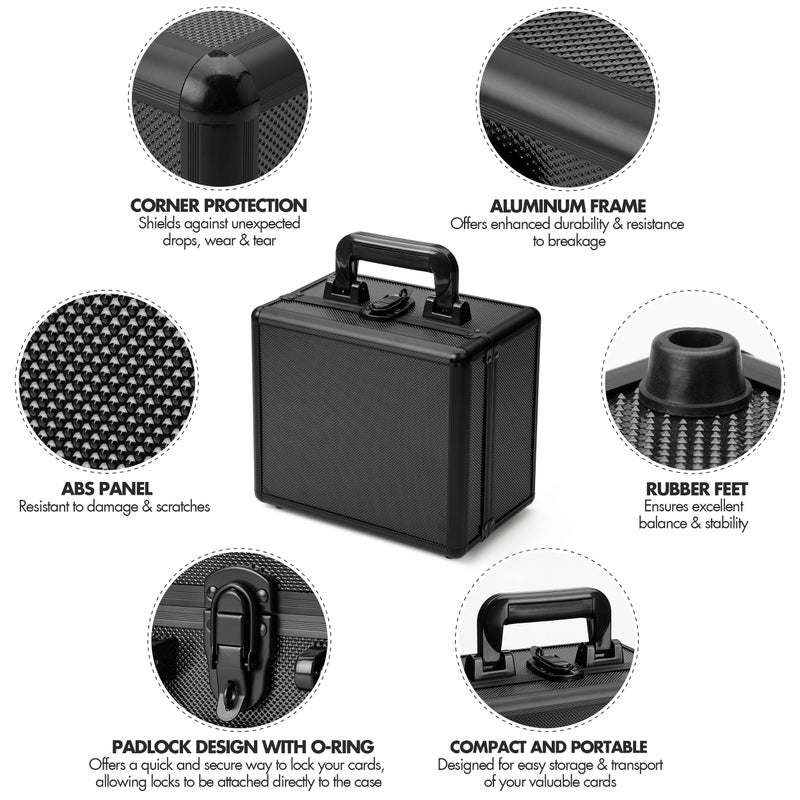 FunGuys TopLoader Storage Box - Holds 400+ Trading Cards, One Touch Card Holder - Image 4