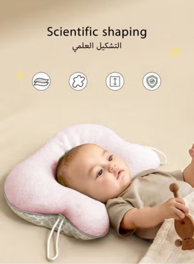 Jourvent Baby pillow for newborns, (0-12 months) Prevents flat head, Nursery head shaping, Baby pillow, Head protection support - Image 3