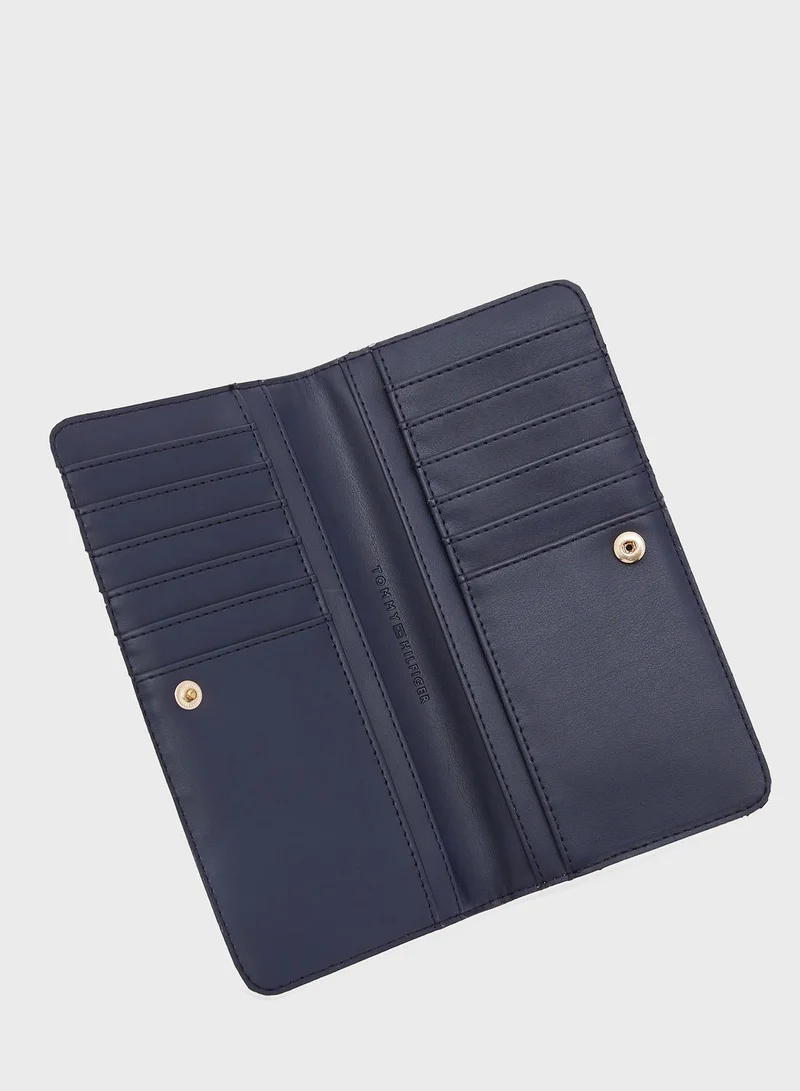 TOMMY HILFIGER Monotype Large Slim Wallet Purse