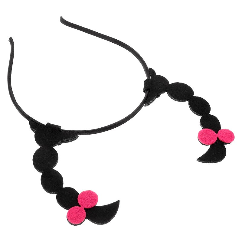 Cute Hairband Party Funny Headband With Faux Hair Extensions Accessories Headwear For Girls Women Cosplay Props - Image 1