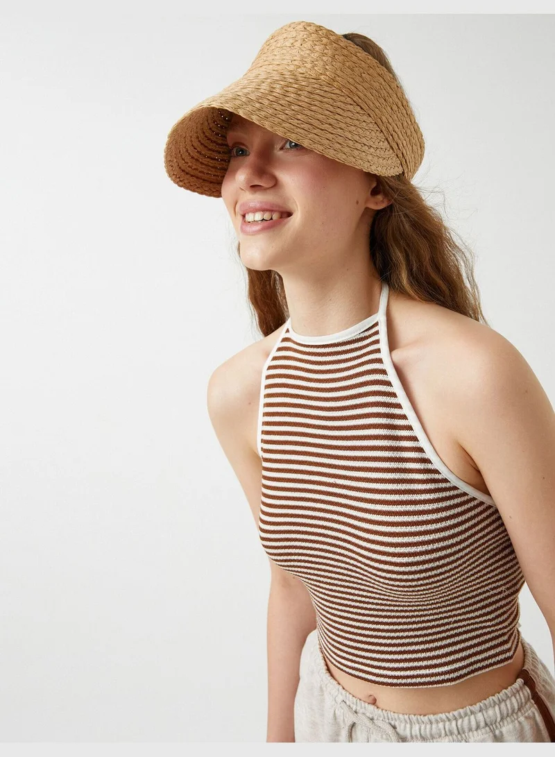 KOTON Visor Straw Hat