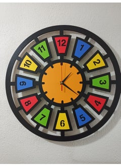 ALDA Colorful Prepaid Wall Clock 49 cm  - Image 1