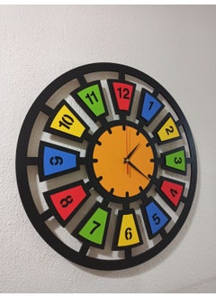 ALDA Colorful Prepaid Wall Clock 49 cm  - Image 3