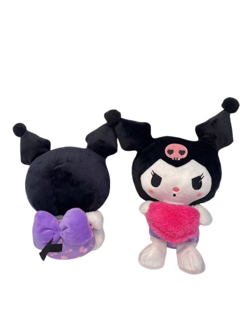 Sanrio 28 Cm High Kuromi Doll For Kids Black Purple