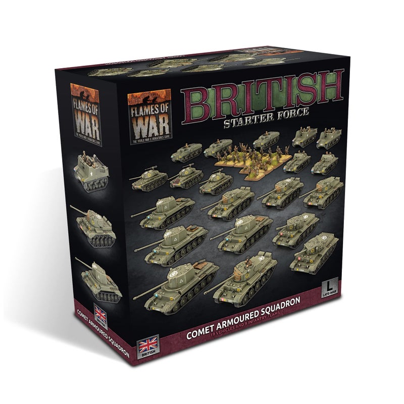Flames of War British Comet Armoured Squadron - Image 3