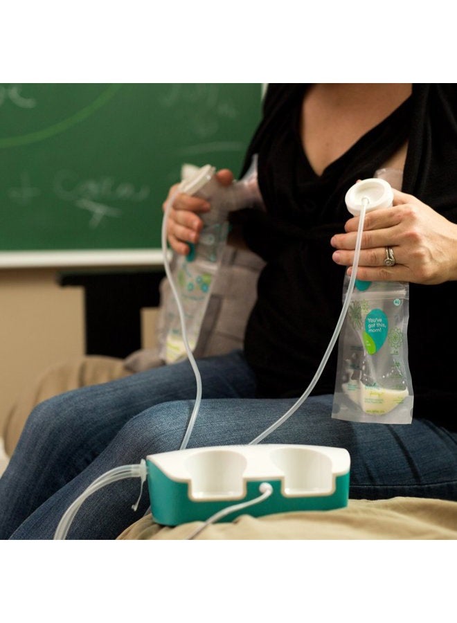 Evenflo Feeding Advanced Breast Milk Storage Bag Adapters for Breast Pumps (Pack of 2) - Image 5