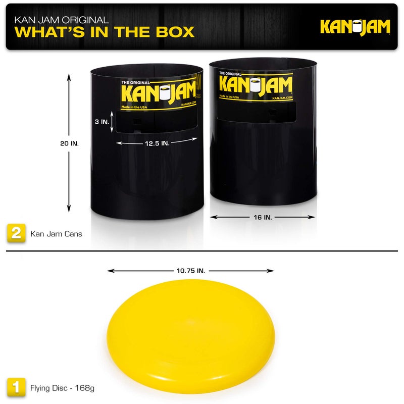 Kan Jam Original Disc Toss Game - Kan Jam Rookie, PRO and To-Go Disc Golf Sets with Illuminate LED Frisbee Versions - Image 2