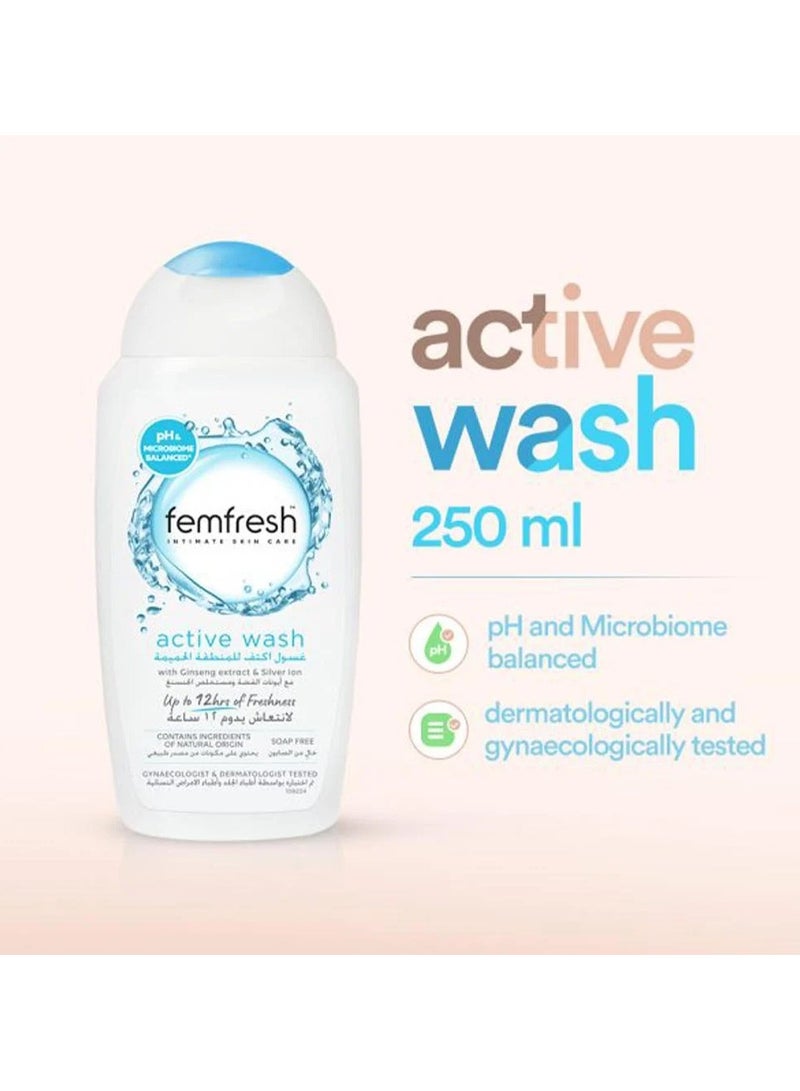 Femfresh Ultimate Care Intimate Wash Active Refreshing - 250ml