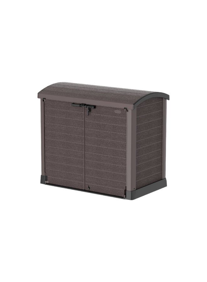 كوزموبلاست سيدارجراين سقيفة تخزين صغيرة بغطاء مقوس بني داكن 1200 لتر IFOFGB005DW - Image 1