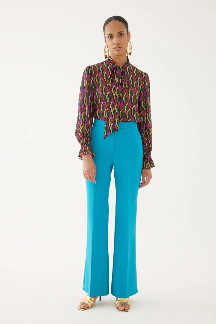 EXQUISE High-Waisted Pants