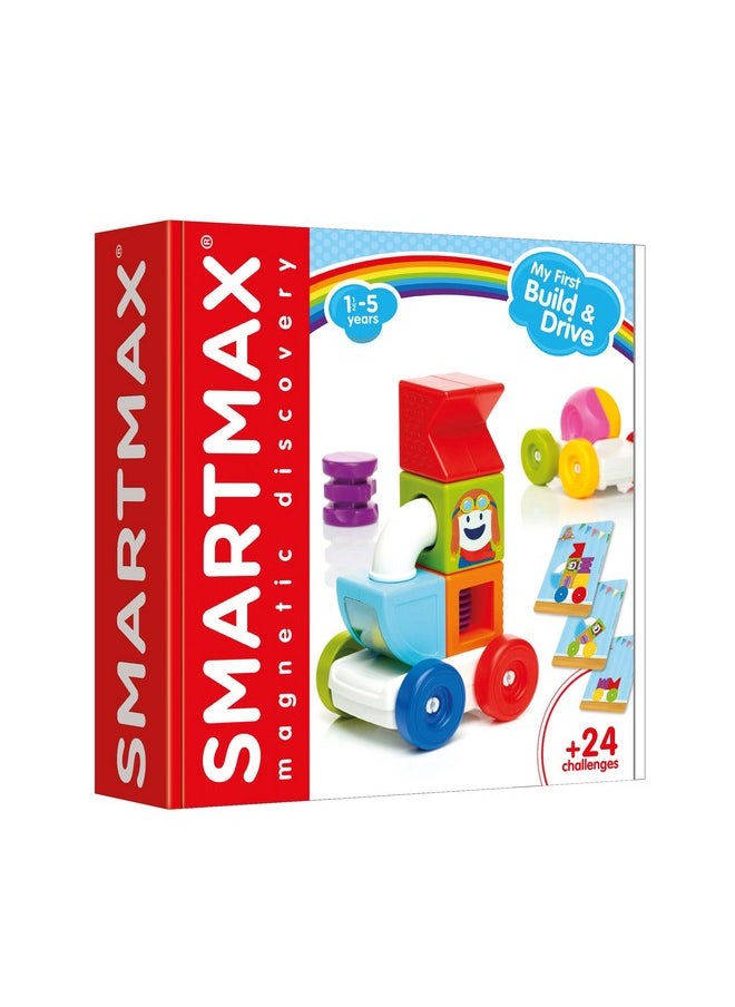 SmartMax SmartMax My First Build and Drive Magnetic Building Vehicle STEM Play Set for Ages 1-5  - Image 3