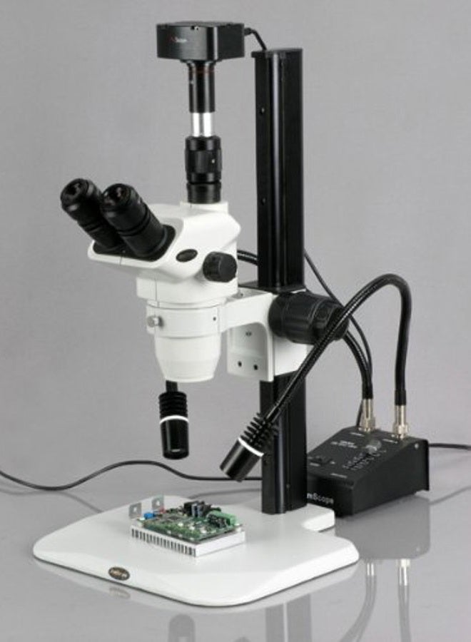 AmScope LED-6W Powerful 6 Watt LED Dual Gooseneck Lights Illuminator - Image 3