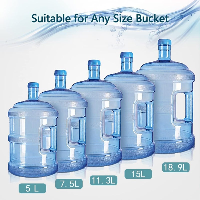 Water Bottle Brush Set with Long Handle, 5 Gallon Jug Cleaner, Stiff Bristles, Multicolor - Image 3