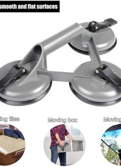 KNP KNP Light Duty Glass Suction Cup 3 Plate is a versatile tool designed to assist with the handling and lifting of glass and other smooth non porous surfaces.  - Image 3