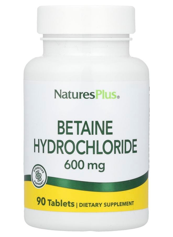 Betaine Hydrochloride 600 mg 90 Tablets