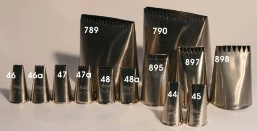 Ateco Ateco # 895 - Ribbon Pastry Tip - Stainless Steel - Image 1