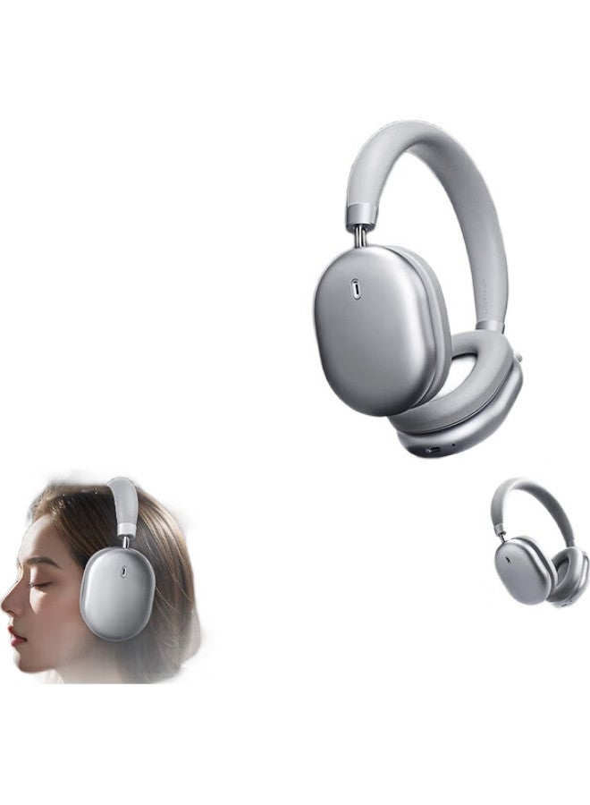 iKF Nano Space Audio Edition【Head Tracking -56Db Deep Noise Reduction】Head-Worn Active Noise Cancelling Bluetooth Gaming Low Latency Wired Wireless Headset Microphone Starlight Purple - Image 1
