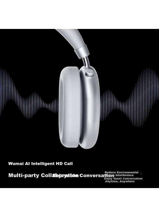 Ikf Nano Space Audio Editionhead-worn Active Noise Cancelling Bluetooth Gaming Low Latency Wired Wireless Headset Microphone Starlight Purple - Image 5
