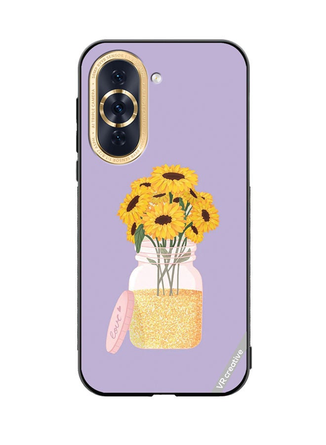 VR CREATIVE Protective Case Cover For Huawei Nova 10 Sunflower In Jar Design Multicolour - Image 1