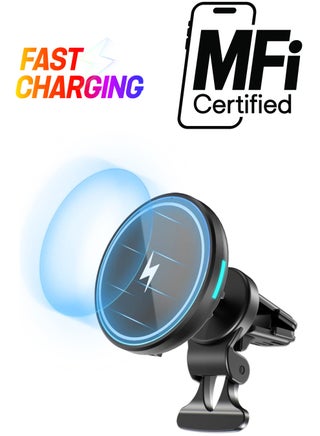 Wireless Car Charger Phone Mount, Compatible with MagSafe Car Charger, Fast Wireless Charging Magnets, Dashboard Mount, Compatible with iPhone Samsung Galaxy Google, LG,etc - pzsku/ZE2345883F19D4F9AC1B8Z/45/_/1738267176/babe9844-bf12-40d7-b0cd-e1ebe5d397a6
