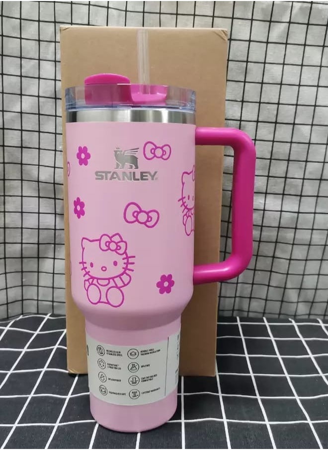 Stanley - Hello Kitty Stanley Tumbler 40 Oz Quencher H2.0 FlowState - Image 1