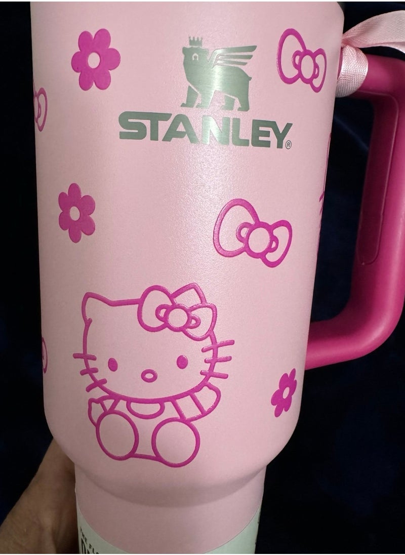Stanley - Hello Kitty Stanley Tumbler 40 Oz Quencher H2.0 FlowState - Image 1