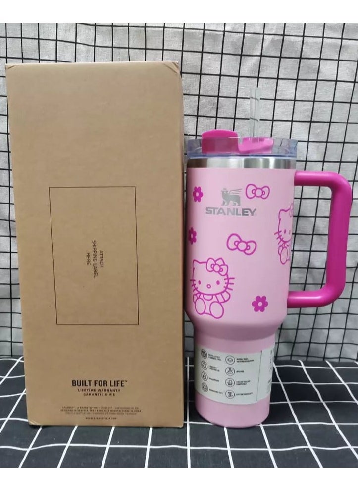 Stanley - Hello Kitty Stanley Tumbler 40 Oz Quencher H2.0 FlowState - Image 1