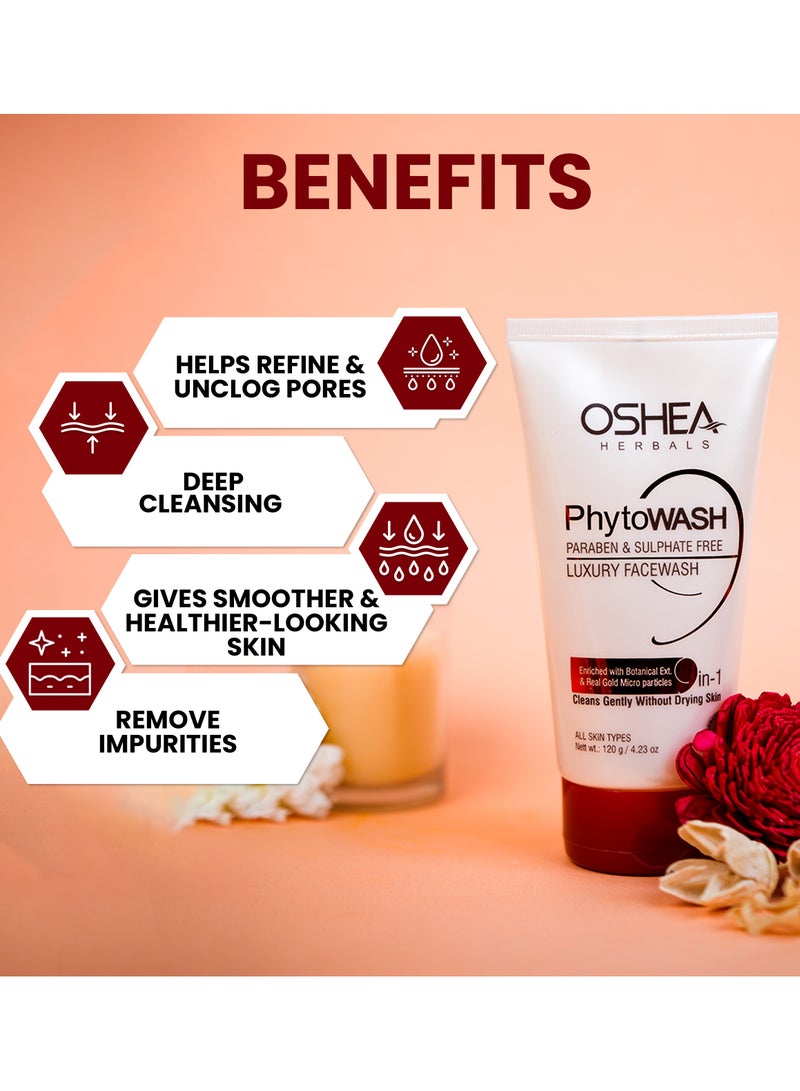 OSHEA Herbals Phytowash Facewash 120 g - Image 3
