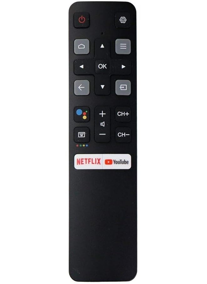 erorex New Remote Control Rc802V Fnr1 Fit For Tcl Tv 32S6500A 65P8S 65P8 55P8S 55P8 55Ep680 50P8S 50P8 49S6800Fs 49S6800 49S6510Fs 32S6500 32S6500S 32S6800S 32S6510S 32A325 32A323  - Image 1