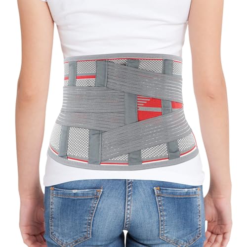 ORTONYX Back Brace With Lumbar Support Pad - Medical Grade Lumbosacral Belt for Men and Women - with Lumbar Pad, Lower Back Pain Relief, Herniated Disc, Sciatica, Degenerative Disc Disease - Image 2