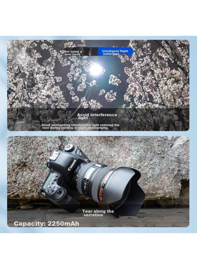 JJC Lens Hood For Canon Rf-s 18-150 Is Stm, 55mm Lens, Compatible With R7 R10 R50 R100 Cameras, Ef-m 18-150 Lens, M50ii - Image 2
