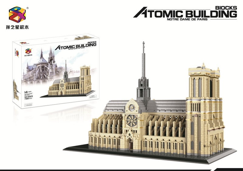Star Micro-Particle Building Blocks Toy Assembly 9922-9924 Potala Palace Notre Dame De Paris Great Wall Delivery - Image 4