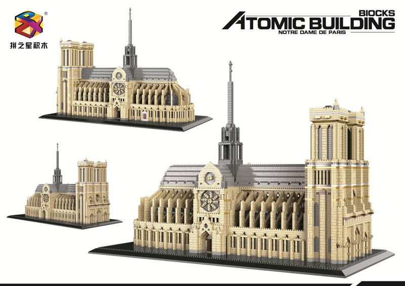 Star Micro-Particle Building Blocks Toy Assembly 9922-9924 Potala Palace Notre Dame De Paris Great Wall Delivery - Image 1