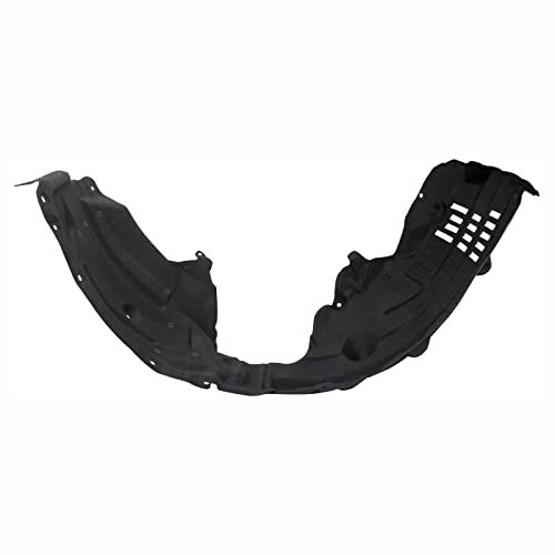 TRQ Front Left Inner Fender Liner Black Drivers Side Compatible with 2020-2023 Toyota Highlander TO1248240 - Image 4