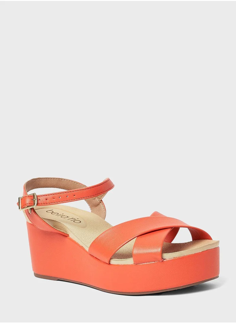 بيرا ريو Multi Strap  Wedge Sandals